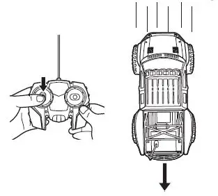 HOT WHeeLs GVL11-22A5R Rev-Up and Race Battery Operated Car-5