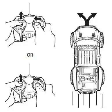 HOT WHeeLs GVL11-22A5R Rev-Up and Race Battery Operated Car-6