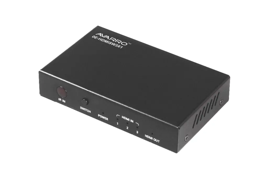 Avarro 0e-hdmisw3x1 Hdmi Switcher 3 Inputs X 1 Output User Manual Avarro 0e-hdmisw3x1 Hdmi Switcher 3 Inputs X 1 Output User Manual
