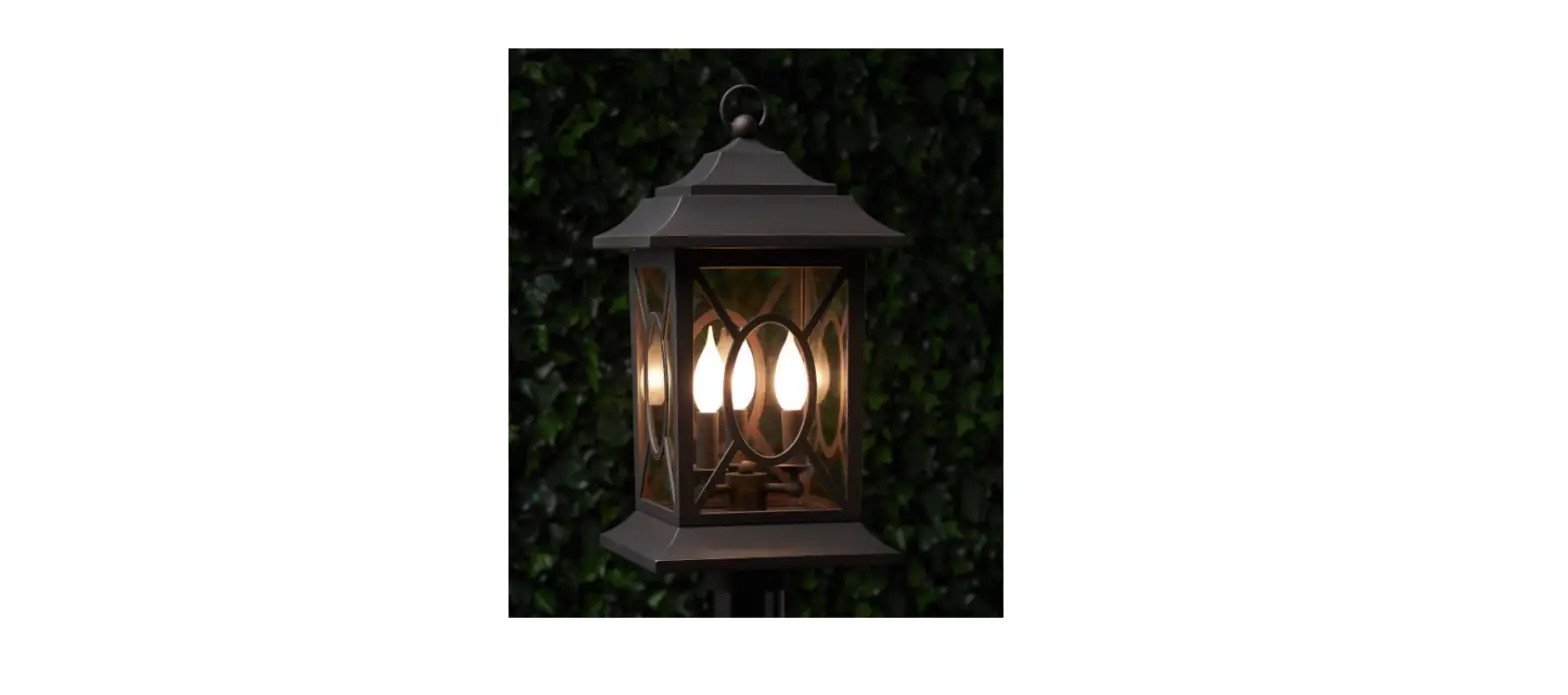 Signature Hardware 434139 Kingston Manor Dark Bronze Outdoor 3 Light Candelabra Post Lantern Instructions Signature Hardware 434139 Kingston Manor Dark Bronze Outdoor 3 Light Candelabra Post Lantern Instructions