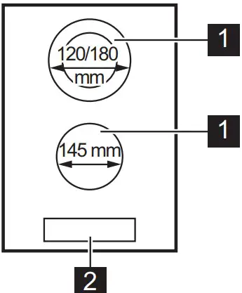 Cooking surface layout