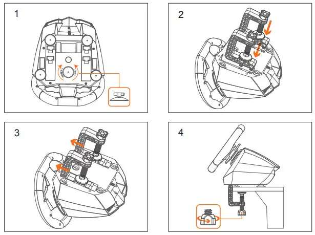 PXN V900 Gaming Steering Racing Wheel - fig 4