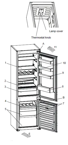 Cylinda-KFI6377LFHE-Integrated-Fridge-Freezer-FIG-1