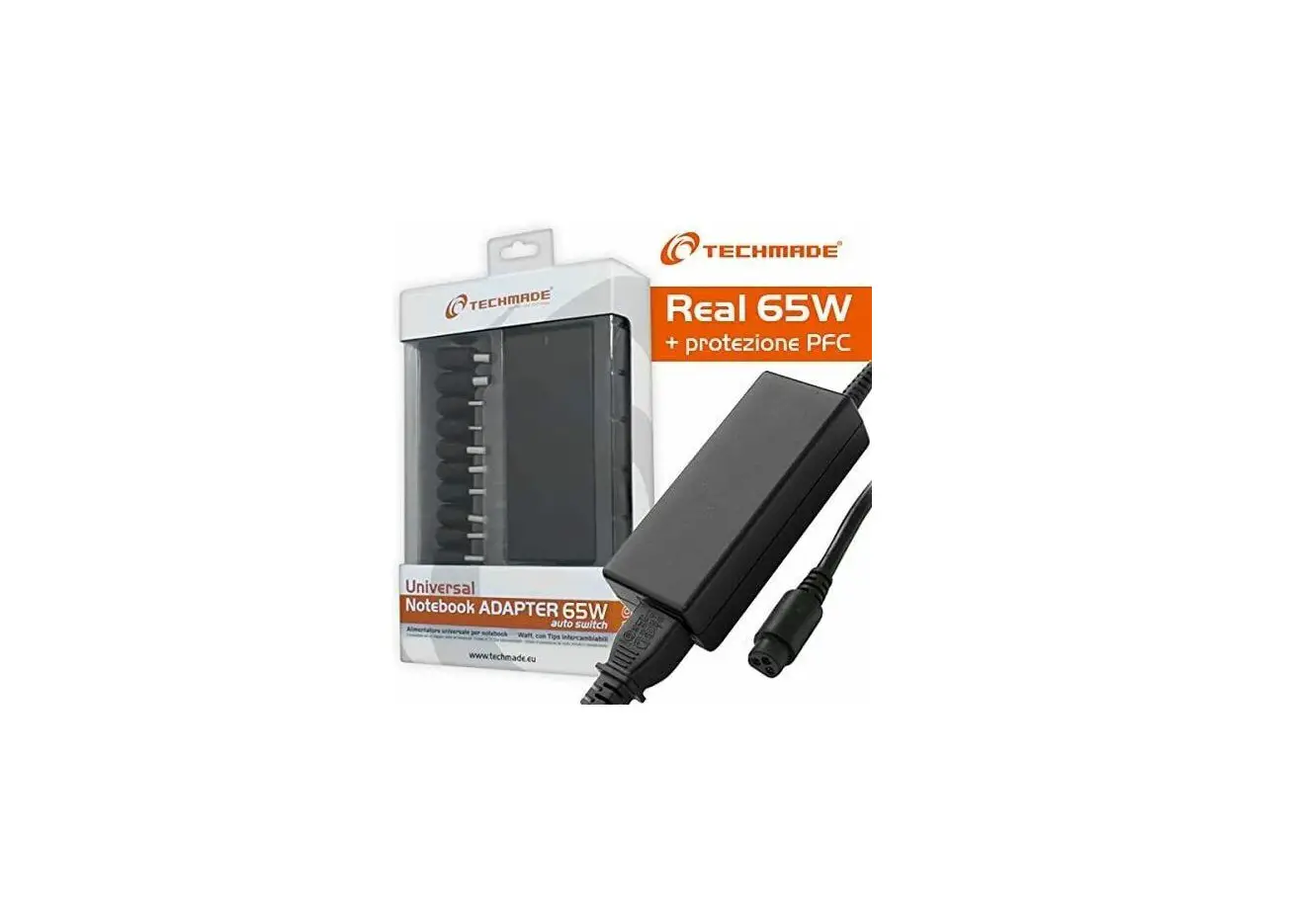 Techmade Universal Notebook Auto Switch Adapter With Tip5 User Manual Techmade Universal Notebook Auto Switch Adapter With Tip5 User Manual