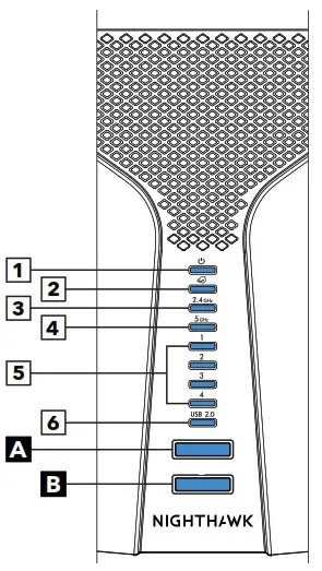 NETGEAR LAX20 Nighthawk 4 Stream LTE WiFi Router - Overview