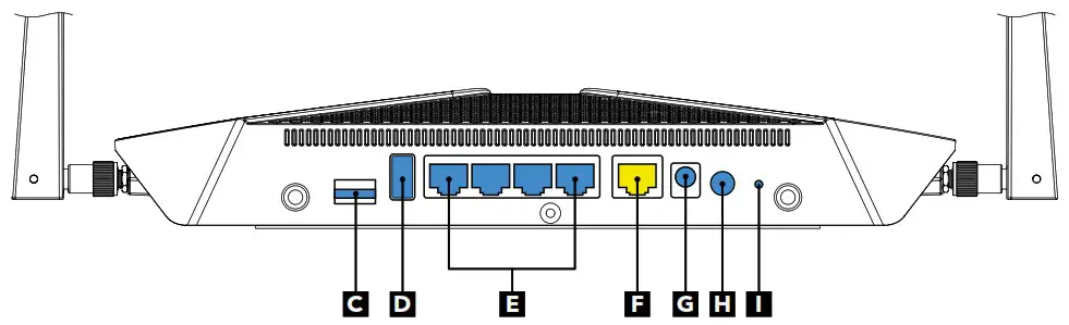 NETGEAR LAX20 Nighthawk 4 Stream LTE WiFi Router - Overviewa