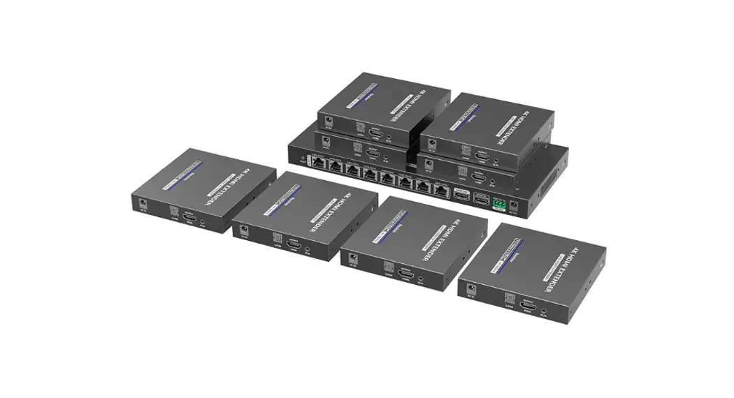 Lenkeng Lkv828p-i 1x8 Hdmi Splitter With Extender User Manual