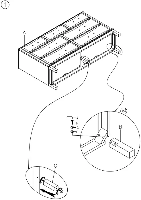 ASHLEY B476-31 Bedroom Caitbrook Dresser-FIG3