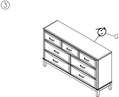 ASHLEY B476-31 Bedroom Caitbrook Dresser-FIG5