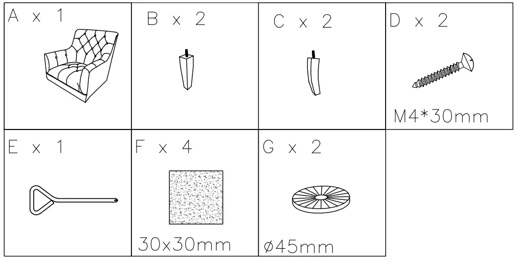 ASHLEY A3000051 Drakelle Stationary Leather Look Accent Chair
