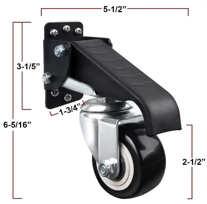 SPACECARE-‎SPWC002-Workbench-Retractable-Casters-fig-1
