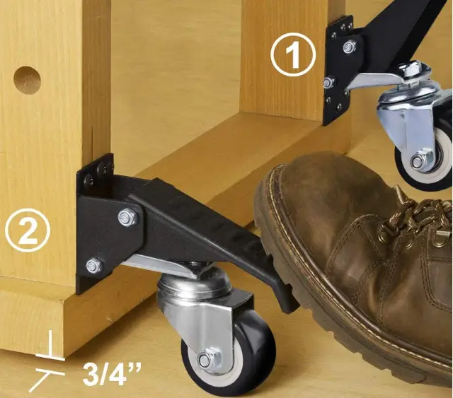 SPACECARE-‎SPWC002-Workbench-Retractable-Casters-fig-2