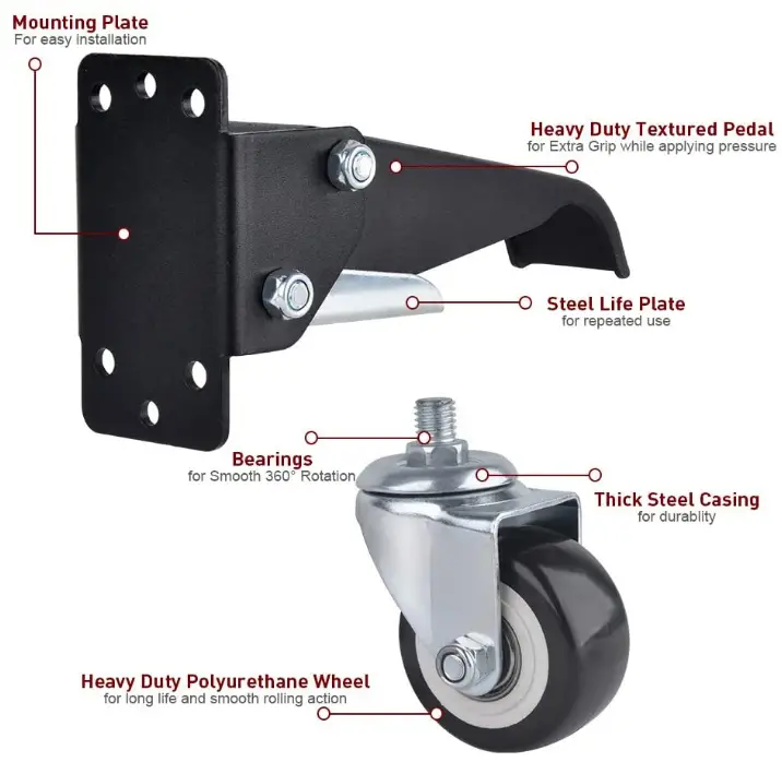 SPACECARE-‎SPWC002-Workbench-Retractable-Casters-fig-3
