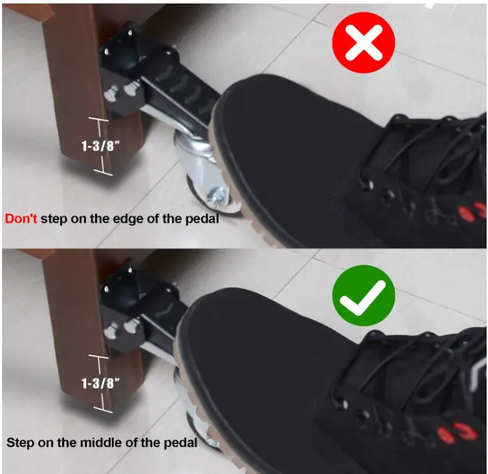 SPACECARE-‎SPWC002-Workbench-Retractable-Casters-fig-4