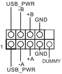 ASRock 4X4 7735U D5 Jumpers and Headers - overview 2