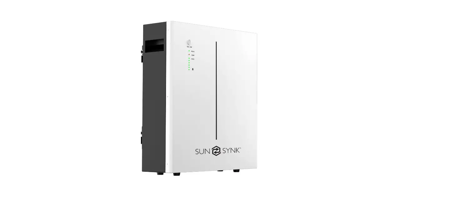 Sun Synk Sun-batt-5.32 Battery Lfp Wall Mount Instruction Manual