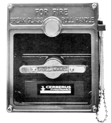 CERBERUS-PYROTRONICS-FM-200-Extinguishing-Systems-Pull-Box-FIG-1
