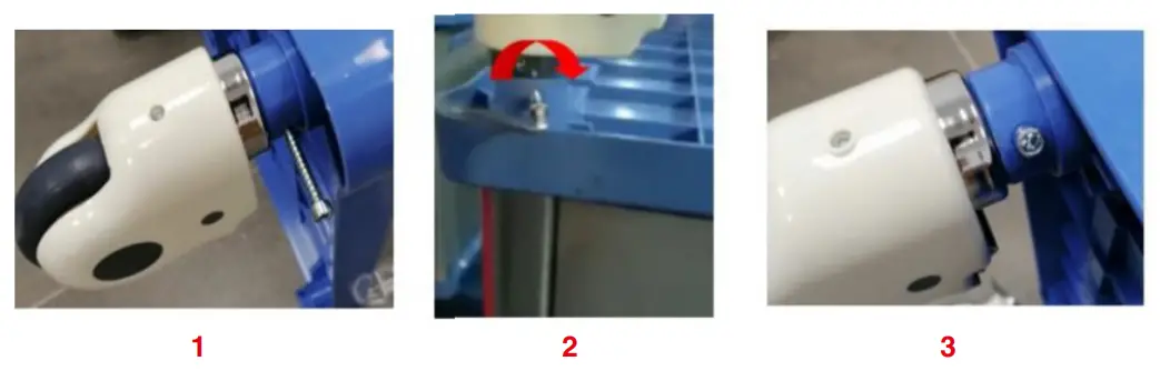 GIMA SKR005 Utility Trolley - mounting hole