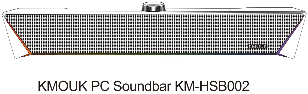 KMOUK KM-HSB002 Gaming PC Bluetooth Soundbar - 1