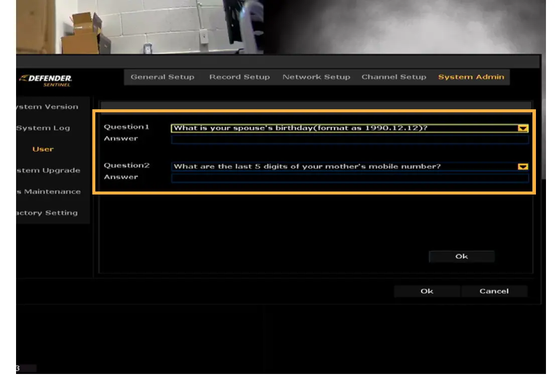DEFENDER NS8MP1T8B8 Sentinel 4K Ultra HD Wired 8 Channel PoE NVR Security System 15