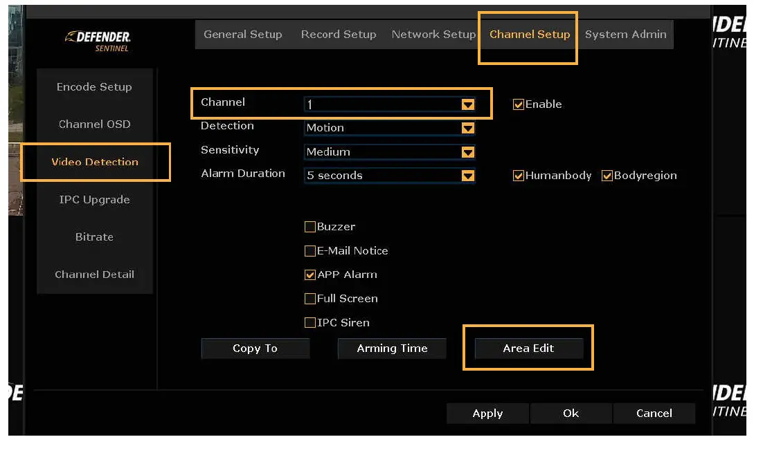DEFENDER NS8MP1T8B8 Sentinel 4K Ultra HD Wired 8 Channel PoE NVR Security System 22