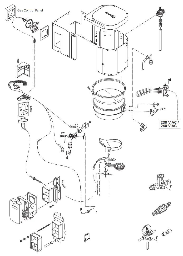 truma UltraRapid 240 V Electric Storage Water Heater - Truma