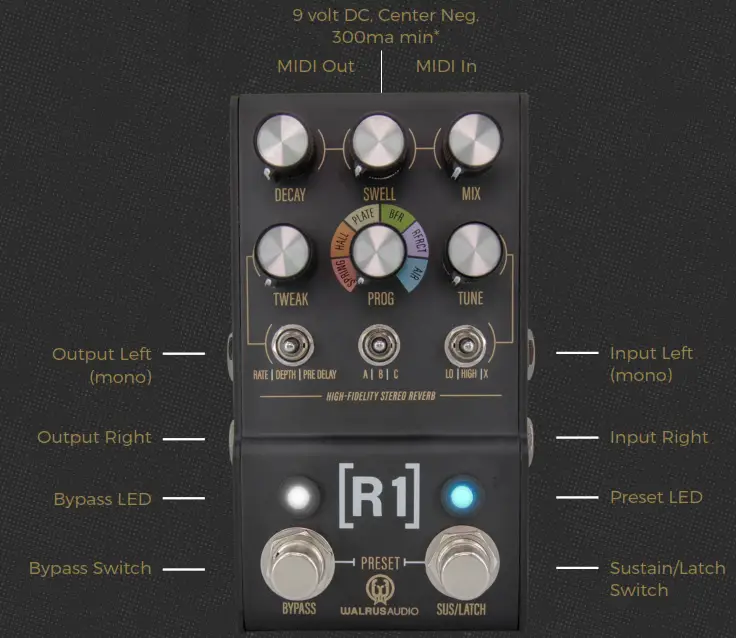 WALRUS AUDIO 175844 High-fidelity Stereo Reverb -fig 1