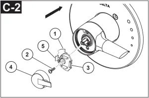 DELTA 17 Series - Installation and Adjustment of the Rotational Limit Stop - C-2