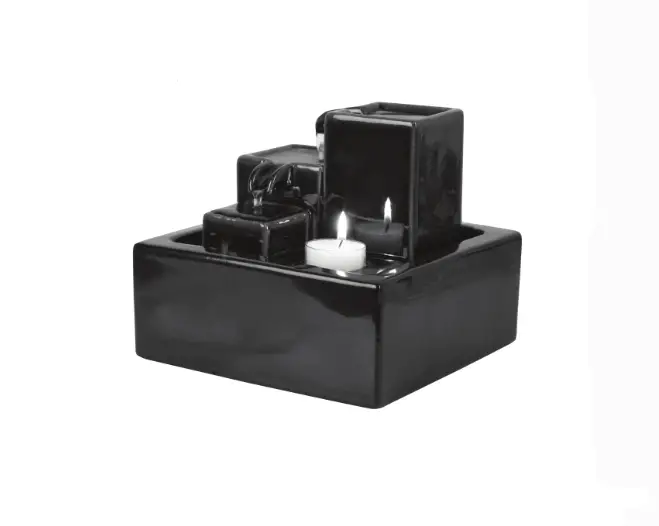 Homedics Wf-enda Envirascape Candlelit Endless Dance Tabletop Relaxation Fountain User Manual Homedics Wf-enda Envirascape Candlelit Endless Dance Tabletop Relaxation Fountain User Manual