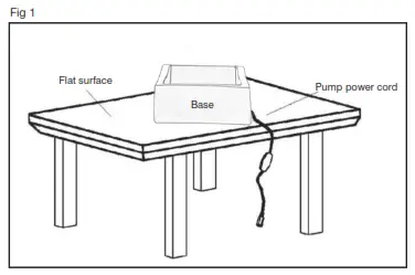 Homedics WF-ENDA EnviraScape Candlelit Endless Dance - Fountain Assembly