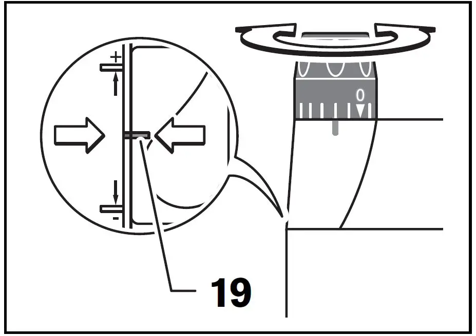Adjusting the Depth-of-cut (see figure D)