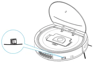 SereneLife PUCRCX10 Automatic Robot Cleaning - side of host
