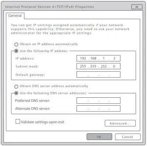 FIG 25 Configuring the Switch