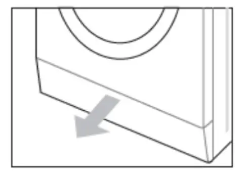 Cleaning the drain pump filter