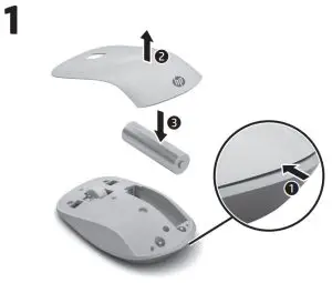 hp Z5000 Bluetooth Wireless Mouse - FIG 1