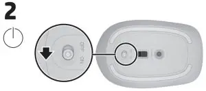 hp Z5000 Bluetooth Wireless Mouse - FIG 2
