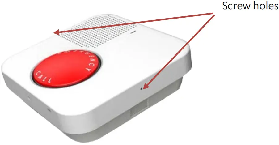 essence smartcare ES700VPD2 Care Home Communicator 2.0 - Screw holes