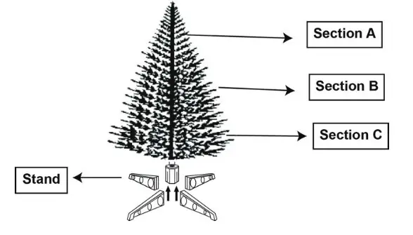 anko 43072279 1.82m Blue Whistler Christmas Tree- Assemble