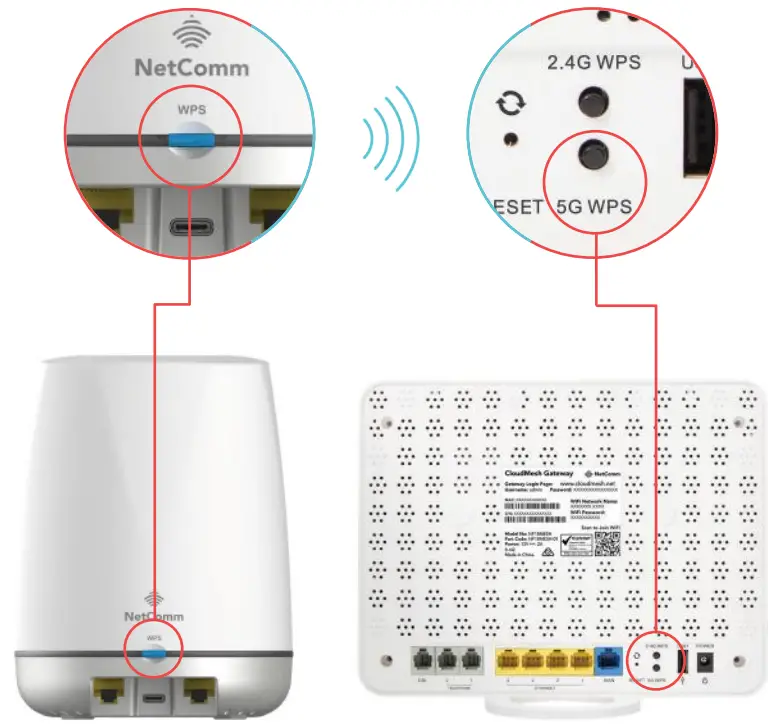 more NS 01 CloudMesh Satellite Access Point - pairing process
