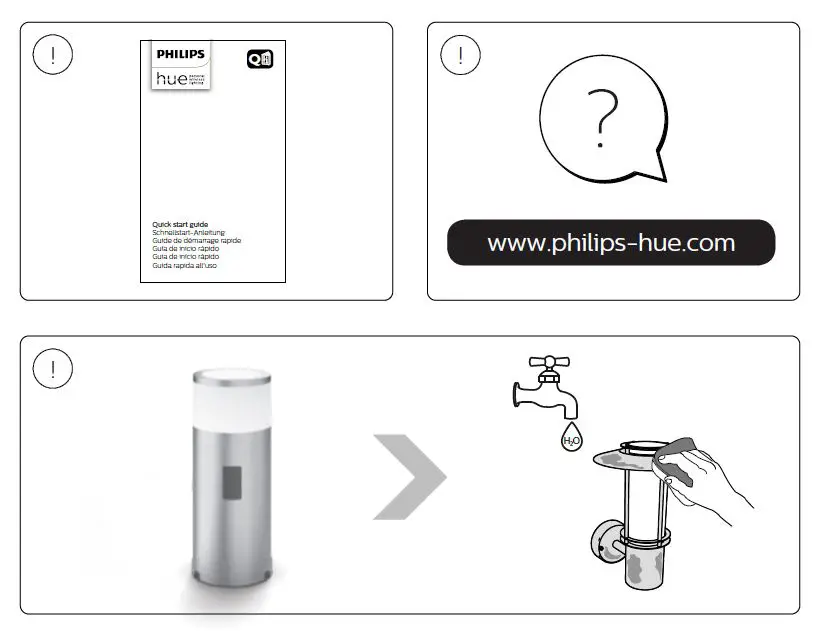 PHILIPS MA 1742030P7 Hue LED Outdoor Freestanding Light fig 12