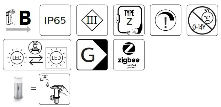 PHILIPS MA 1742030P7 Hue LED Outdoor Freestanding Light fig 2