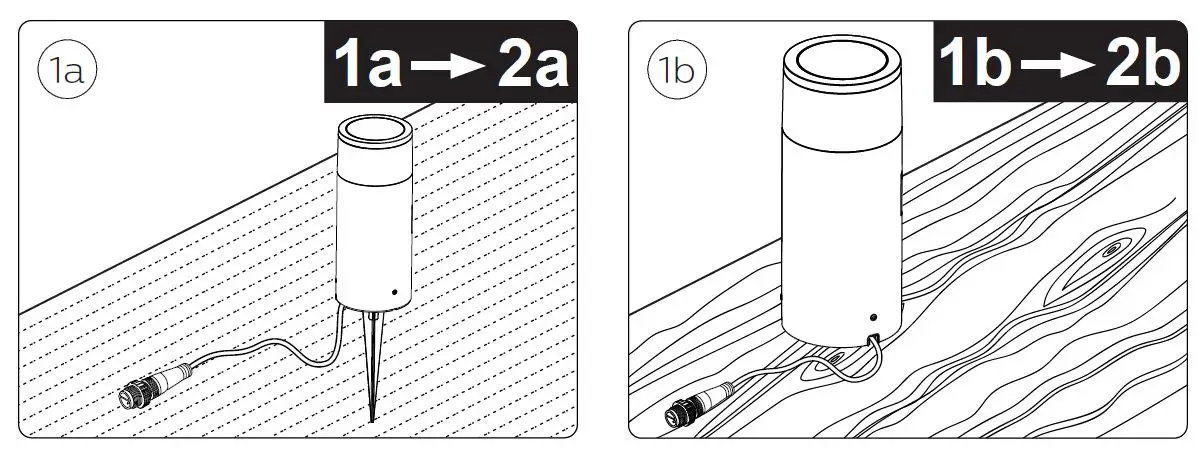 PHILIPS MA 1742030P7 Hue LED Outdoor Freestanding Light fig 5