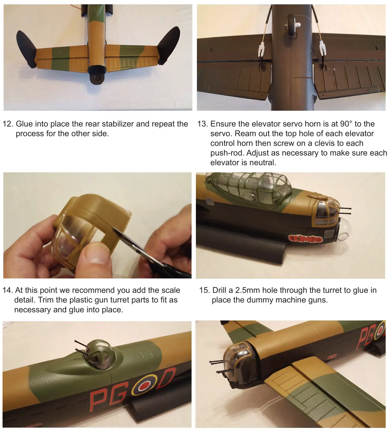 H-KING Avro Lancaster V3 Avro Lancaster V3 Dumbo Heavy British Bomber - ASSEMBLY 3