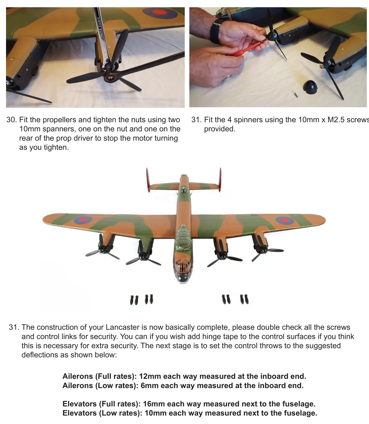 H-KING Avro Lancaster V3 Avro Lancaster V3 Dumbo Heavy British Bomber - ASSEMBLY 6
