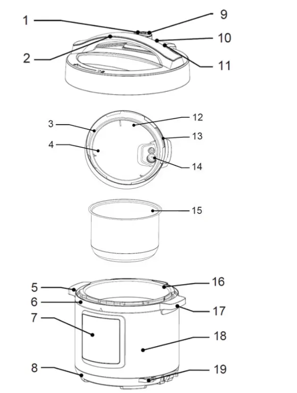 kogan KAPR14COOKA 14-In-1 6L Multifunction Pressure Cooker fig20