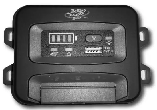Battery Tender 021-1175 10 AMP 12V-24V Solar Charger Controller