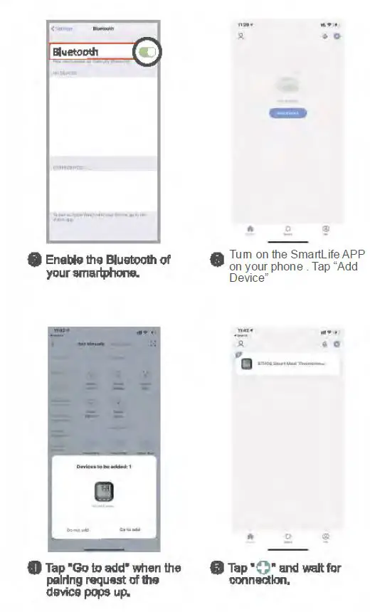 Shenzhen Seven Like BTH08 Smart Meat Thermometer fig-6