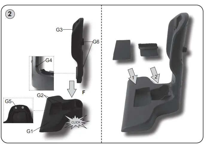 eta 4664829 Dasty 2-in-1 Stick Vacuum Cleaner fig2