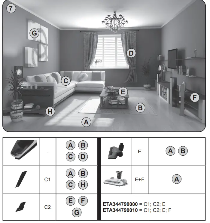 eta 4664829 Dasty 2-in-1 Stick Vacuum Cleaner fig5