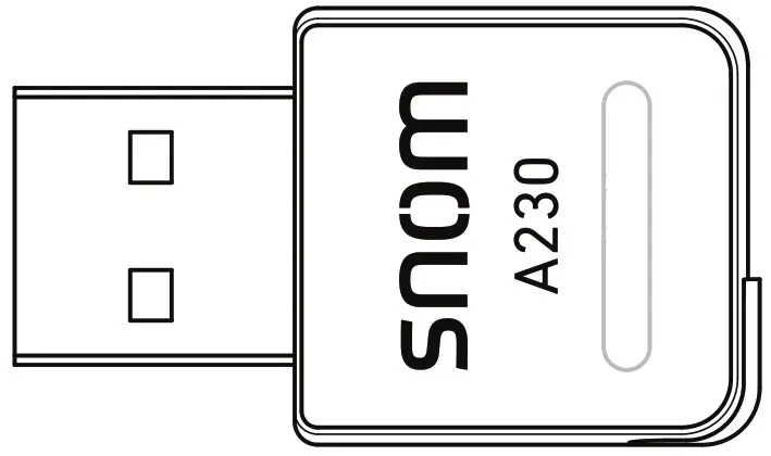 snom A230 USB DECT Dongle - Cover